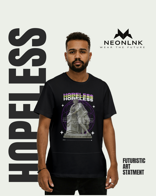 Hopeless Graphic Tee - Futuristic Art Statement